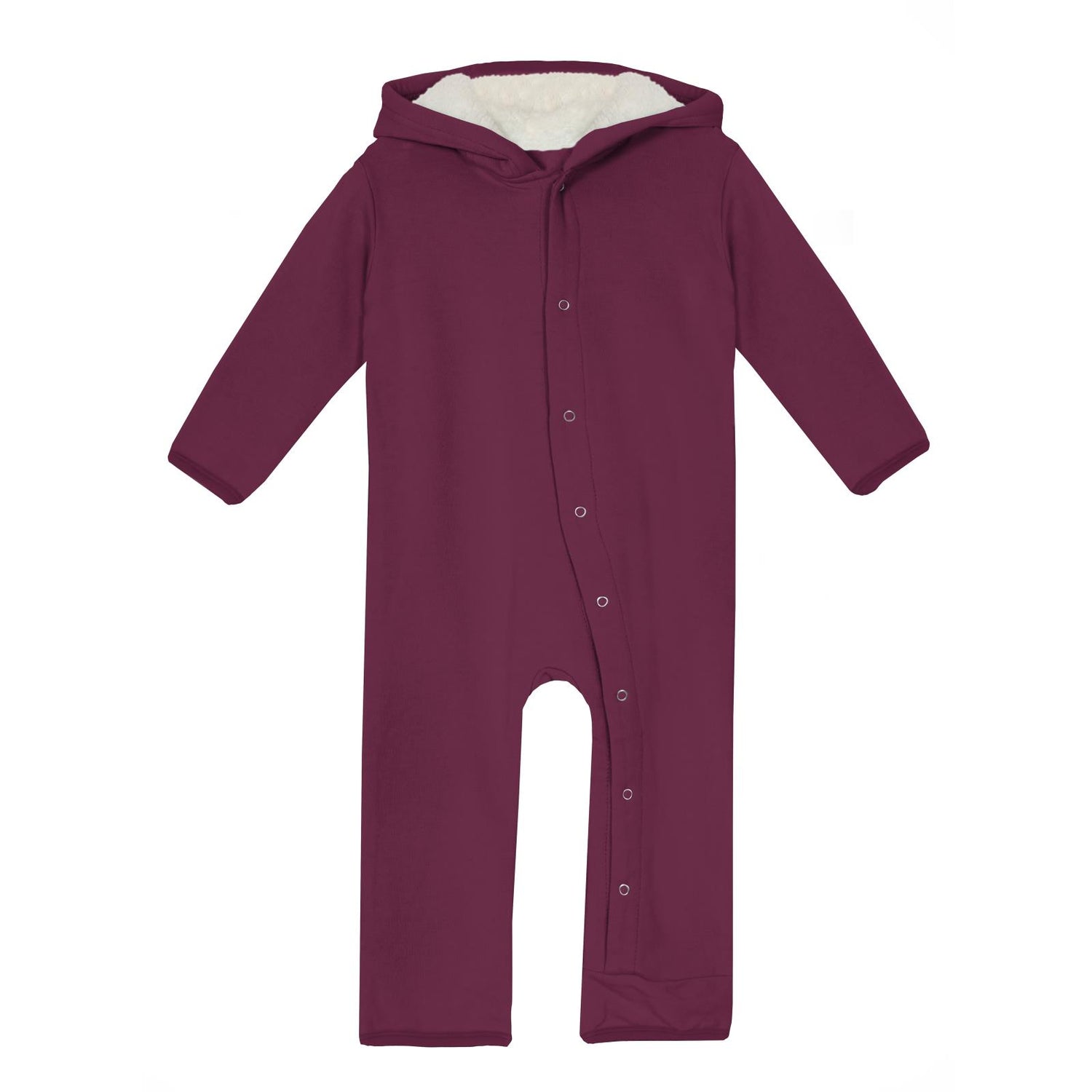 Fleece Coverall with Sherpa-Lined Hood and Ears in Melody